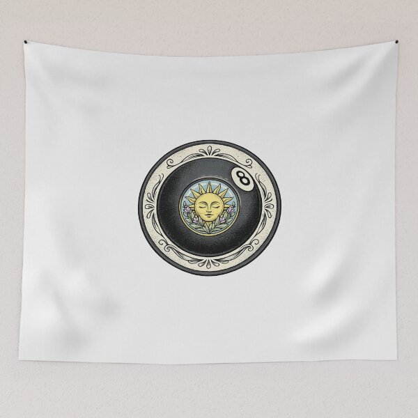 Item preview, Celestial Sun Face Magic 8 Ball designed and sold by VibeMax.