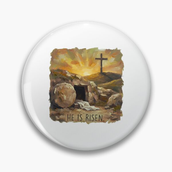 Item preview, He Is Risen Empty Tomb Oil Painting designed and sold by Dmo3HarkoArt.