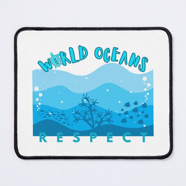 Item preview, Respect World Oceans Design 3 designed and sold by my-green-gecko.
