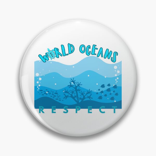 Item preview, Respect World Oceans Design 3 designed and sold by my-green-gecko.