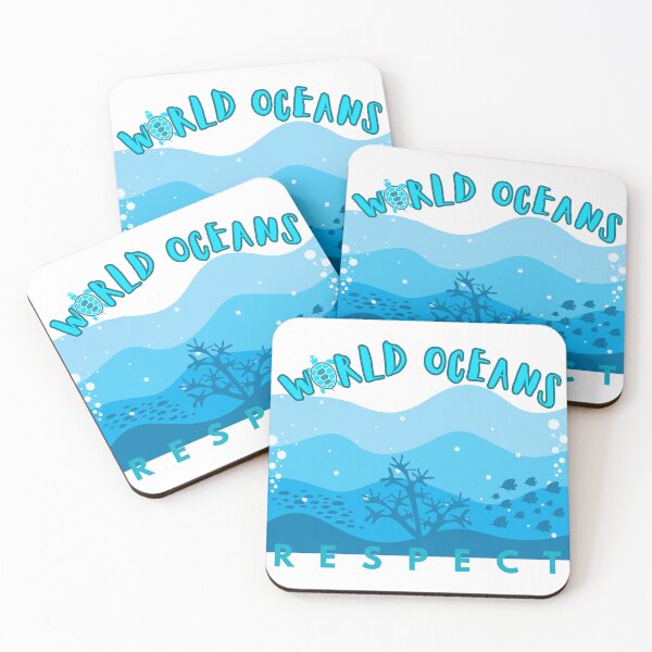 Item preview, Respect World Oceans Design 3 designed and sold by my-green-gecko.