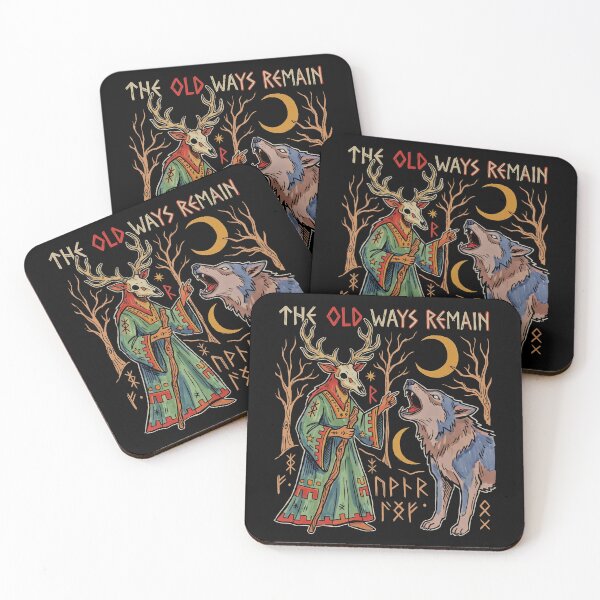 Item preview, Mystical Deer and Wolf Moon Night designed and sold by graphixpolash.