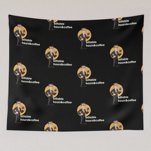 Item preview, Billable Hours & Coffee Funny Lawyer-Corporate Job Humor Gift designed and sold by FMproject.