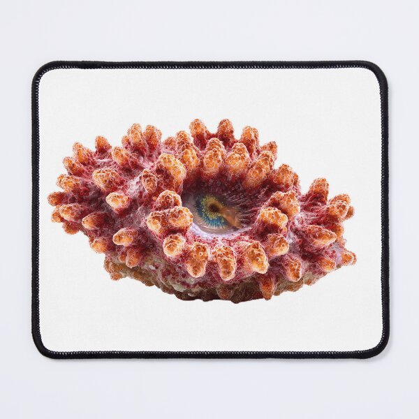 Item preview, Exotic Red and Orange Sea Anemone with Central Iris-Like Pore designed and sold by Niageadon.