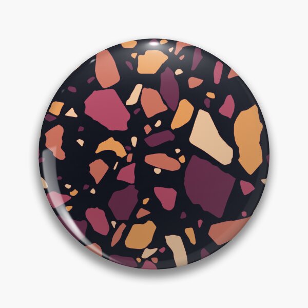 Item preview, Dark Terrazzo Pattern | Bold Abstract Shapes | Modern Earth Tone Design designed and sold by Claire_Brown.