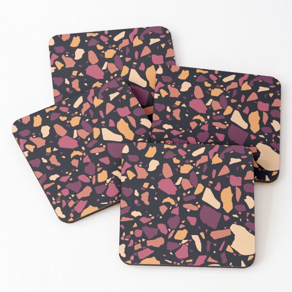 Item preview, Dark Terrazzo Pattern | Bold Abstract Shapes | Modern Earth Tone Design designed and sold by Claire_Brown.