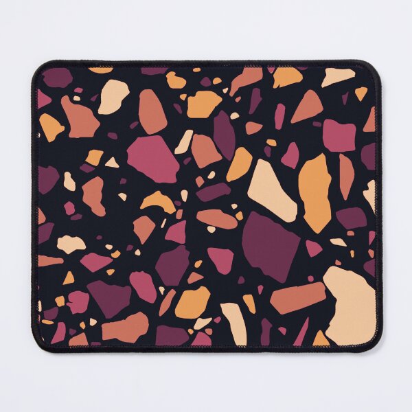 Item preview, Dark Terrazzo Pattern | Bold Abstract Shapes | Modern Earth Tone Design designed and sold by Claire_Brown.