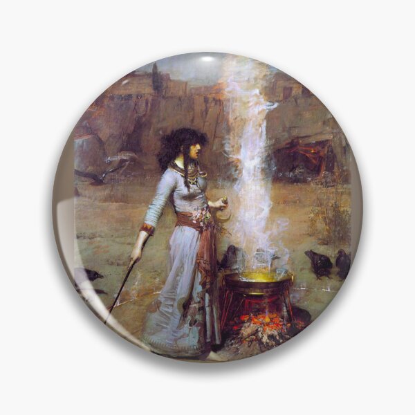 Item preview, Waterhouse — The Magic Circle, Witch, 1886 designed and sold by L'Atelier 1888.