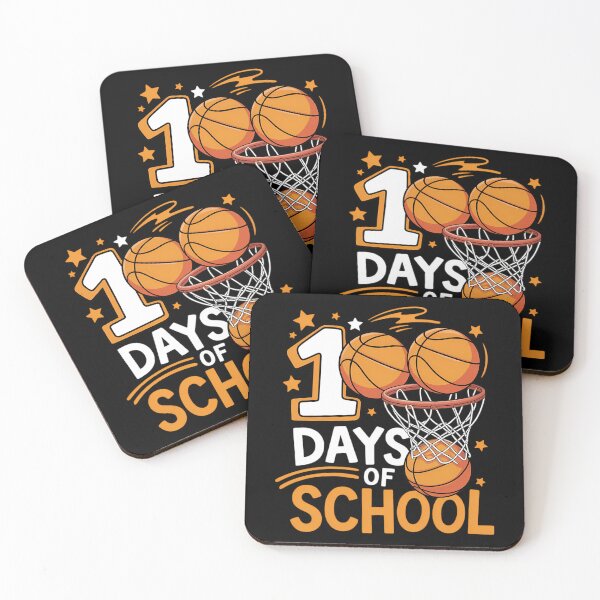 Item preview, 100th Day of School Basketball Kids 100 Days of School designed and sold by FaithAbbott.