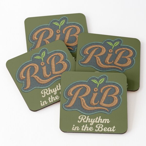 Item preview, Embroidered Patch Style Forest Bronze RiB Logo designed and sold by Rib-Brand.