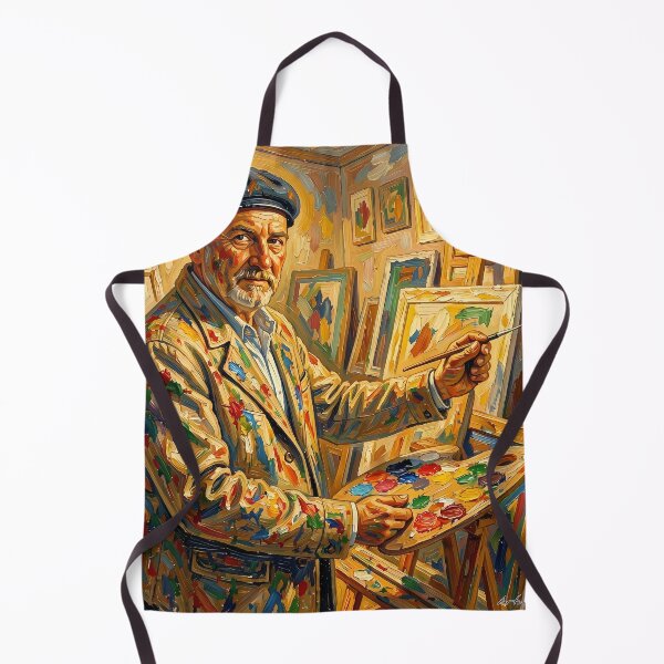 Item preview, Luminous Portrait of a Painter in His Studio designed and sold by ArtaFutura.
