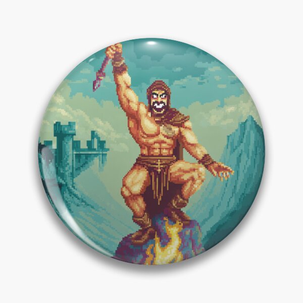 Item preview, Pixel Barbarian Quest – Retro Fantasy Brawler Artwork designed and sold by Pixel8Prints.