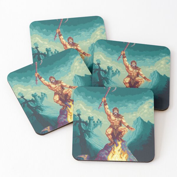 Item preview, Pixel Barbarian Quest – Retro Fantasy Brawler Artwork designed and sold by Pixel8Prints.