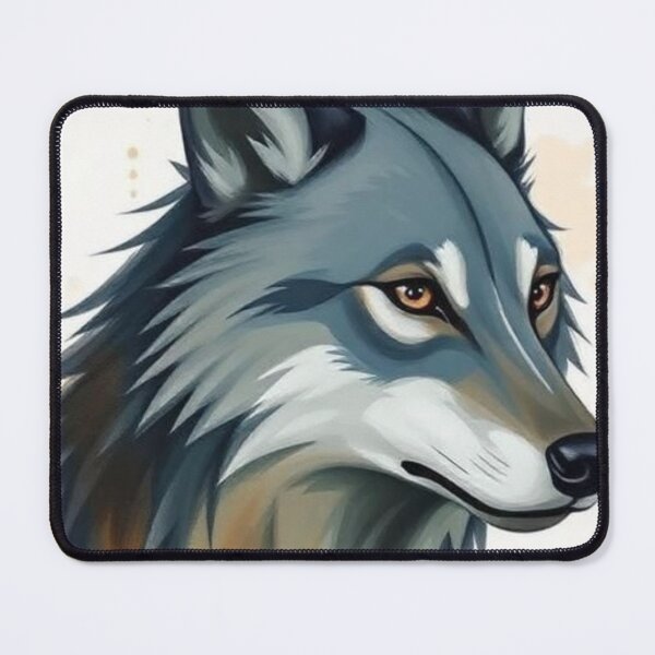 Item preview, wolf bust, full color wolf design designed and sold by geekmania48.