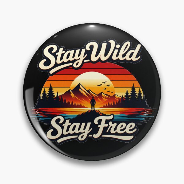 Item preview, Stay Wild Stay Free Adventure Scene designed and sold by the-dovlat.