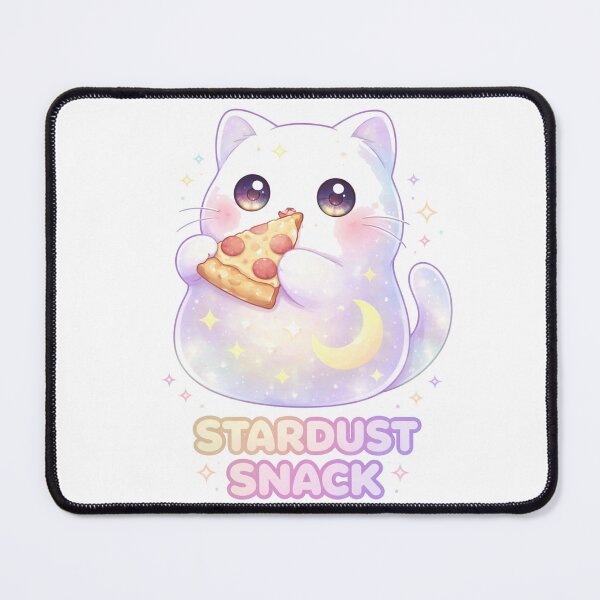 Item preview, Stardust Ghost Cat - Kawaii Pizza Space Art designed and sold by Antonrec86.