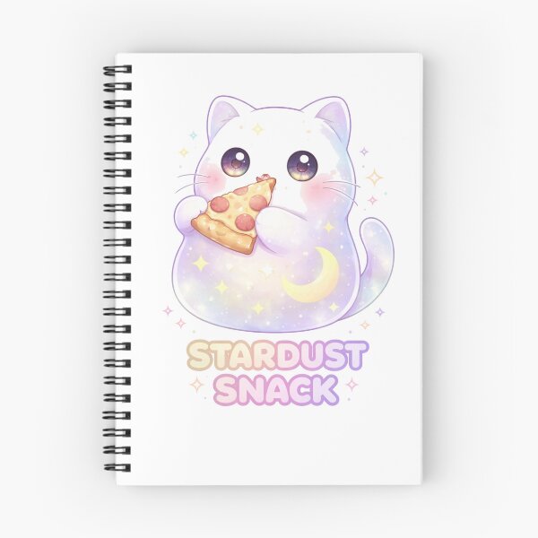 Item preview, Stardust Ghost Cat - Kawaii Pizza Space Art designed and sold by Antonrec86.