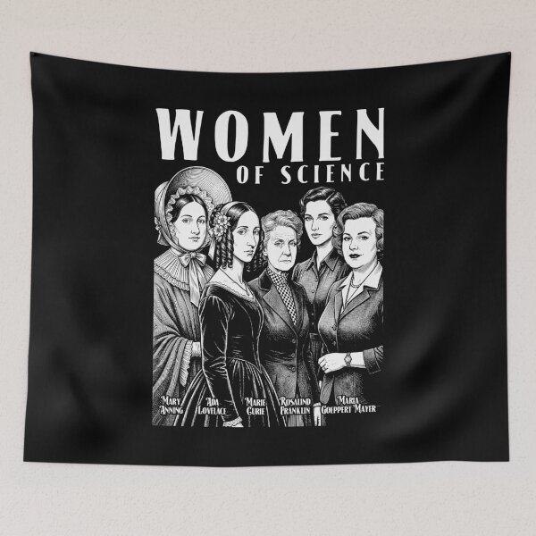 Item preview, Women Of Science Vintage Female Scientist Physics Chemistry designed and sold by GrandeDuc.