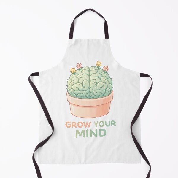 Item preview, Brain Cactus Pot - Grow Your Mind Aesthetic designed and sold by Antonrec86.