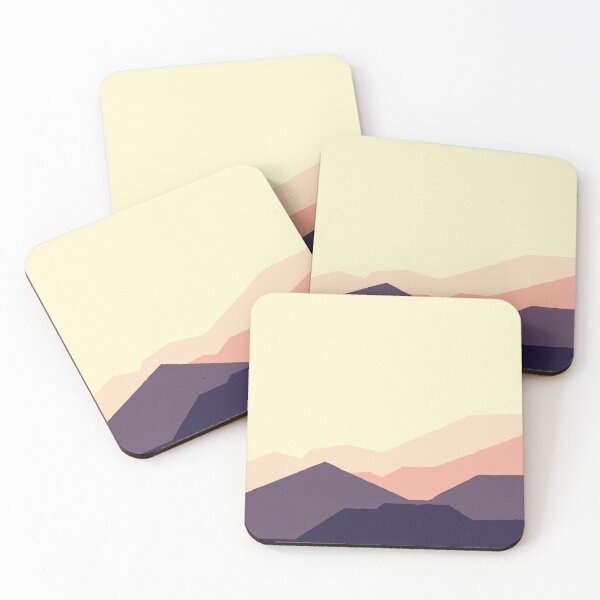 Item preview, Abstract Landscape Art – Minimalist Mountain Scene designed and sold by Fun Funky Designs.