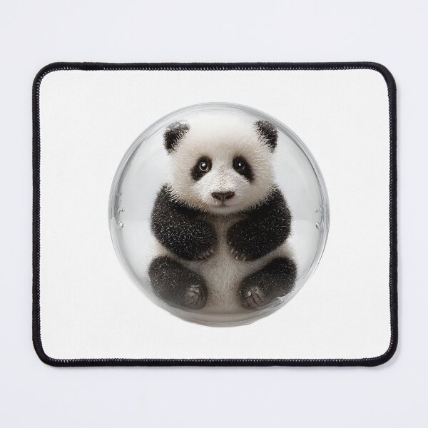 Item preview, Adorable Giant Panda Cub Sitting Inside a Transparent Glass Sphere designed and sold by Niageadon.