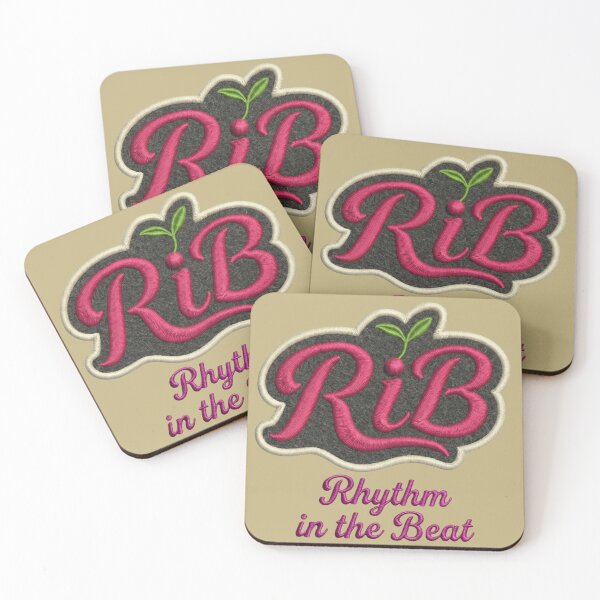Item preview, Tactile 3D Raspberry Felt Patch Varsity Script designed and sold by Rib-Brand.