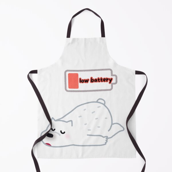 Item preview, polar bear with low battery phrase. designed and sold by geekmania48.