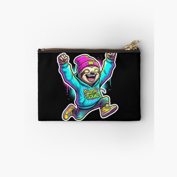 Item preview, Sloth Squad Streetwear Design – Funny Cute Sloth Urban Pop Art Hoodie Style designed and sold by PLUSHIWORLDtm.