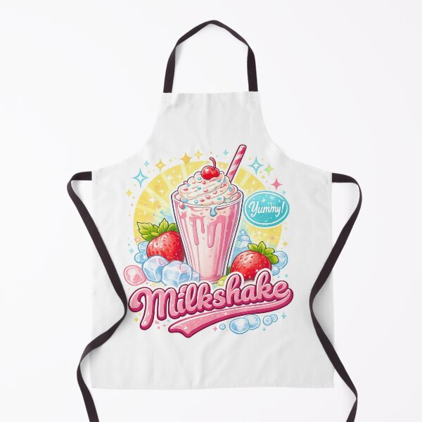 Item preview, Cute Strawberry Milkshake Retro Sticker designed and sold by Sweet shop.