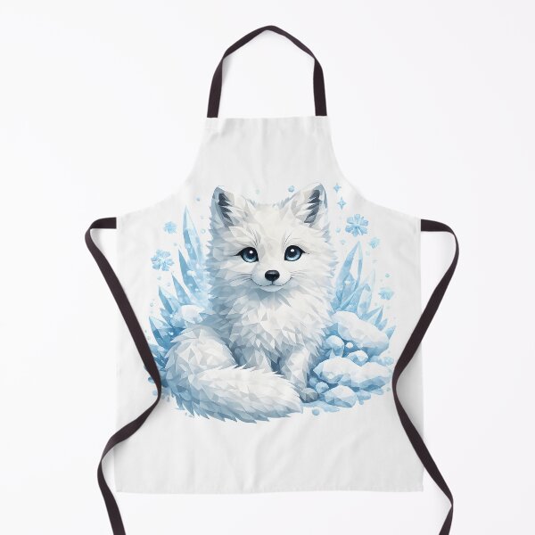 Item preview, Fox Forest Arctic Fox Winter Geometric Low-Poly Gift Idea for Cute Fans designed and sold by Divakar Fashion.