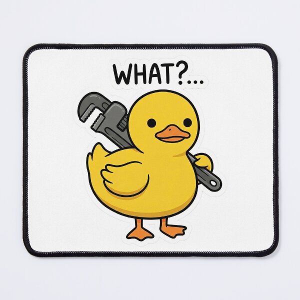 Item preview, Duck What? Suspicious Rubber Duck With Wrench designed and sold by yamer-merya.