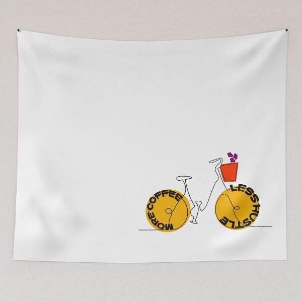 Item preview, Menos ajetreo, más café. Diseño minimalista. designed and sold by CharmingArt23.