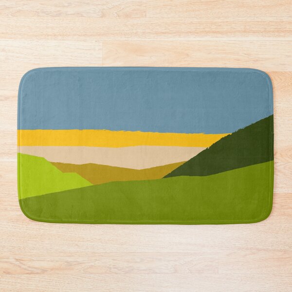 Item preview, Abstract Landscape Art – Minimalist Mountain Scene No 2 designed and sold by Fun Funky Designs.
