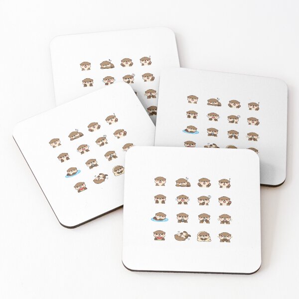 Item preview,  Cute Otters designed and sold by Brunac.art.