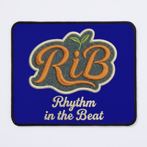 Item preview,  Vintage Sunset Orange Felt Patch Varsity Logo designed and sold by Rib-Brand.