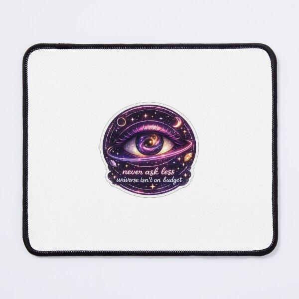 Item preview, Cosmic Eye Galaxy Sticker – Never Ask Less Universe Isn’t on Budget Aesthetic designed and sold by VNyA.