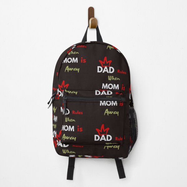 Item preview, Dad Rules When Mom is Away Funny Fatherhood T-Shirt designed and sold by bozet.