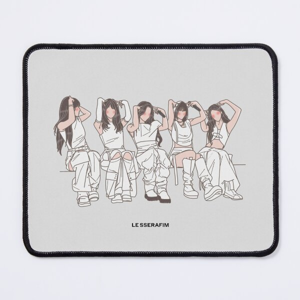 Item preview, LE SSERAFIM KPOP ART designed and sold by cepluk.