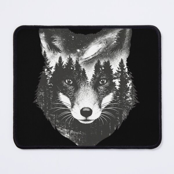 Item preview, Wolf galaxy art designed and sold by LittleLoopArt.