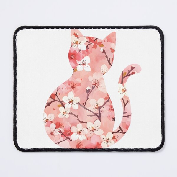 Item preview, Cat and  Cherry Blossoms designed and sold by uunaa.