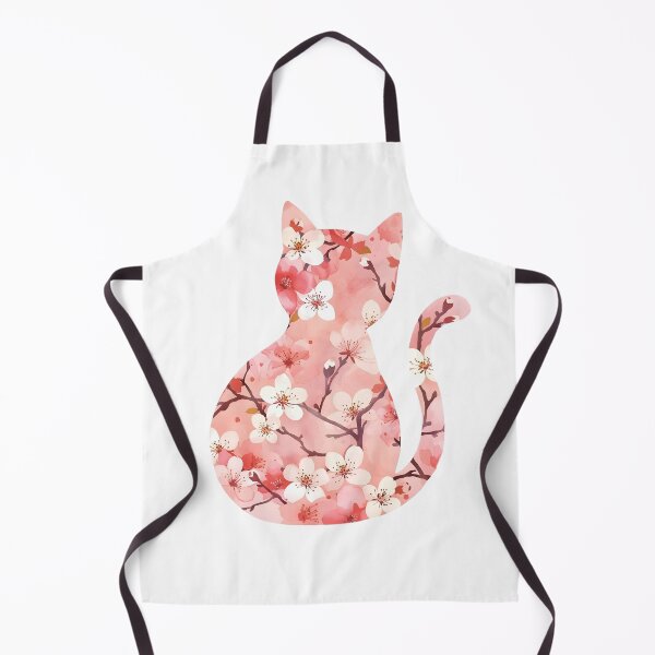 Item preview, Cat and Cherry Blossoms designed and sold by uunaa.