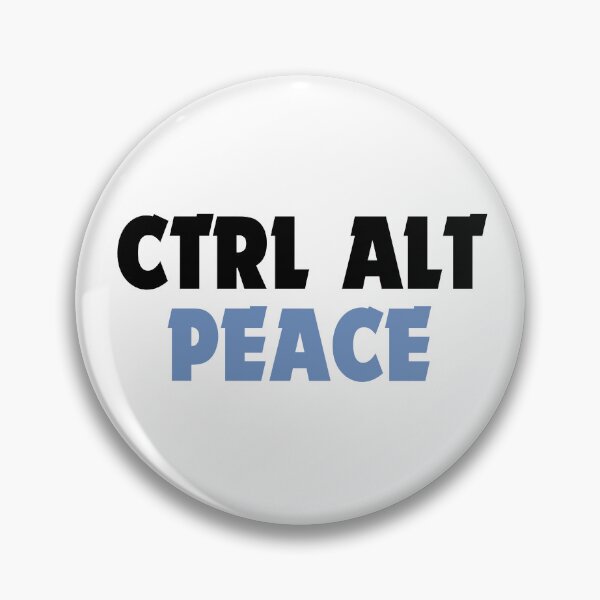 Item preview, Ctrl Alt Peace-Minimalist Keyboard Calm Design designed and sold by DomKo10.