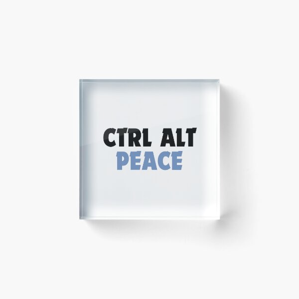 Item preview, Ctrl Alt Peace-Minimalist Keyboard Calm Design designed and sold by DomKo10.