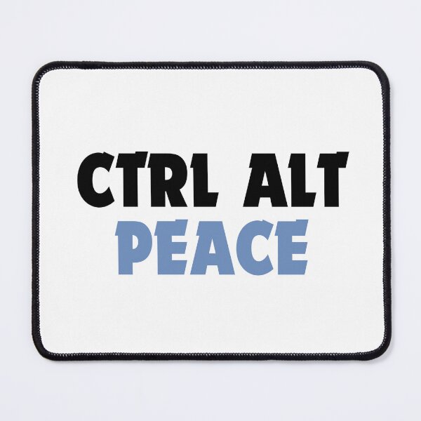 Item preview, Ctrl Alt Peace-Minimalist Keyboard Calm Design designed and sold by DomKo10.