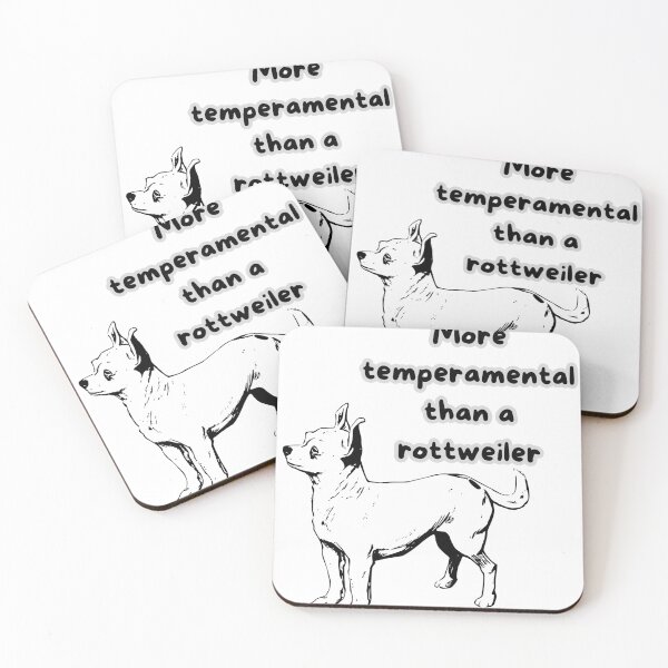 Item preview, Chihuahua with a phrase more temperamental than a Rottweiler designed and sold by geekmania48.