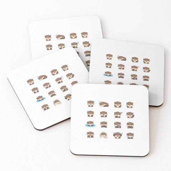 Item preview, Cute Otters 2 designed and sold by Brunac.art.