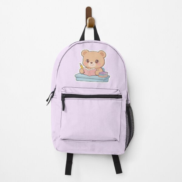Item preview, Cute Teddy Bear Studying Cartoon-Kawaii Reading Book Animal Sticker designed and sold by carestazafeli.