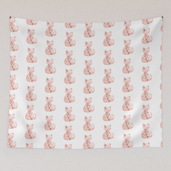 Item preview,  Cat and sakura designed and sold by uunaa.