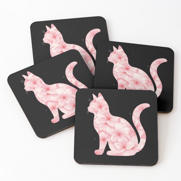 Item preview, Cat and  Cherry Blossoms designed and sold by uunaa.