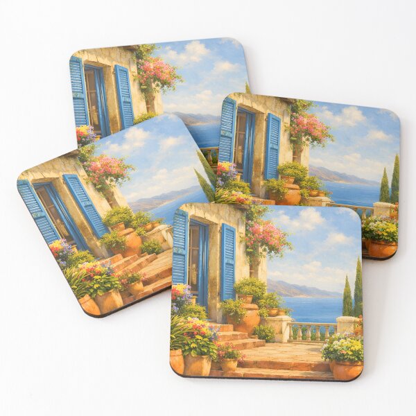 Item preview, Mediterranean Courtyard Summary  designed and sold by Jokerstyle.